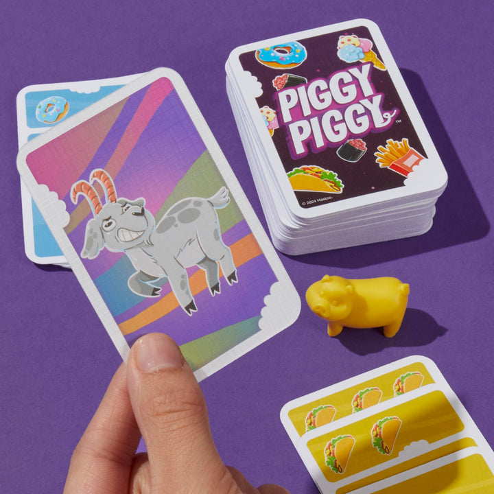 Piggy Piggy Card Game | Fun Family Games for Kids, Teens, and Adults | Ages 7 and Up | 2 to 6 Players I 20 Mins. Average | Quick-Playing Travel Games