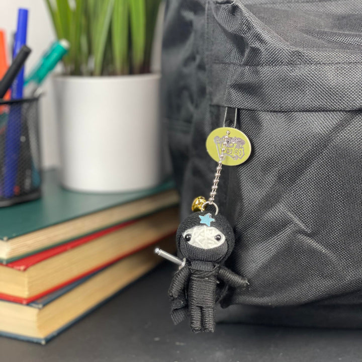 Watchover Voodoo 3-Inch Ninja Keychain - Handcrafted Gift to Bring Good Luck and Positivity Everywhere You Go