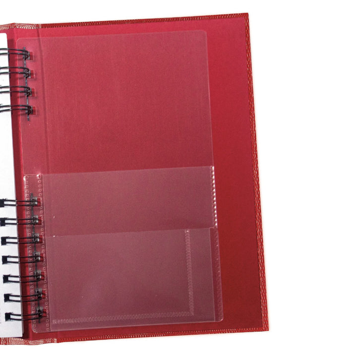 Brownline 2024 CoilPro Daily/Monthly Planner, Appointment Book, 12 Months, January to December, Twin-Wire Binding, 8" x 5", Bright Red (CB634C.RED-24)