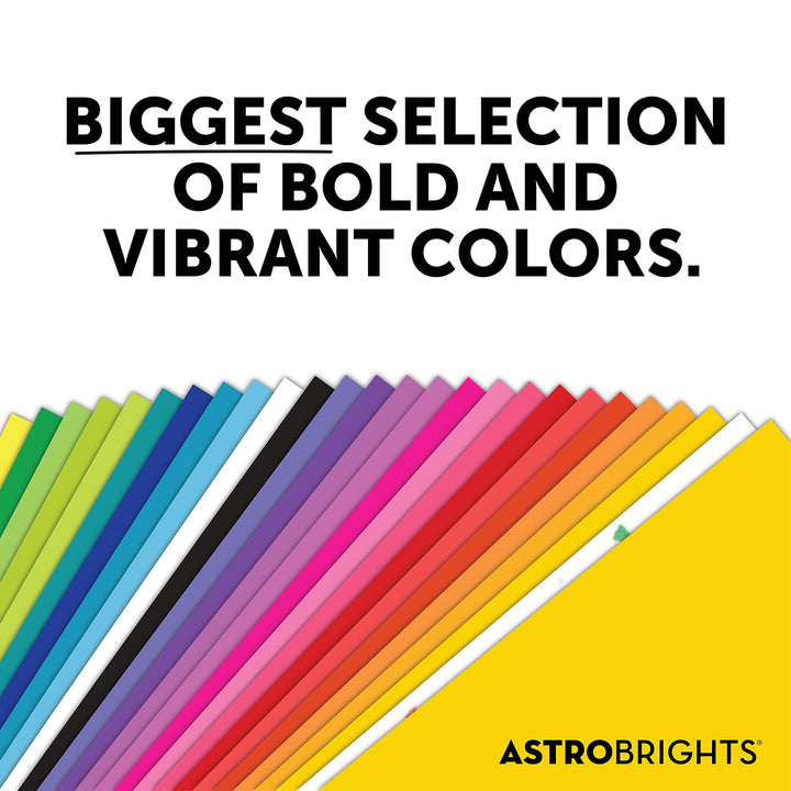 Astrobrights Mega Collection, Colored Cardstock, Bright Blue, 320 Sheets, 65 lb/176 gsm, 8.5" x 11" - MORE SHEETS! (91628)