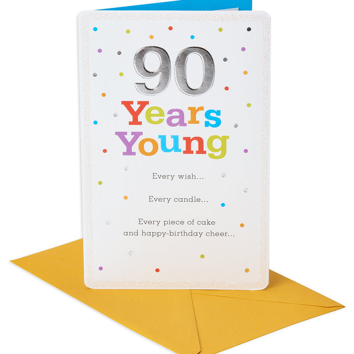 American Greetings 90th Birthday Card (90 Years Young) 90 Years Young