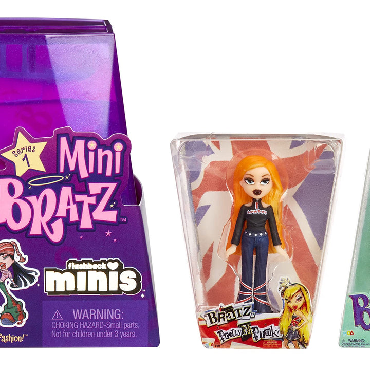 MGA's Miniverse Bratz Minis - 2 Bratz Minis in Each Pack, Blind Packaging Doubles as Display, Y2K Nostalgia, Collectors Ages 6 7 8 9 10+