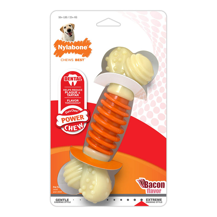 Nylabone PRO Action Dental Power Chew Durable Dog Toy Large - Up to 50 lbs. Large up to 50 lbs.