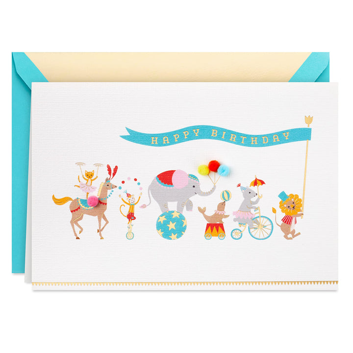 Hallmark Signature Birthday Card (Circus) Circus