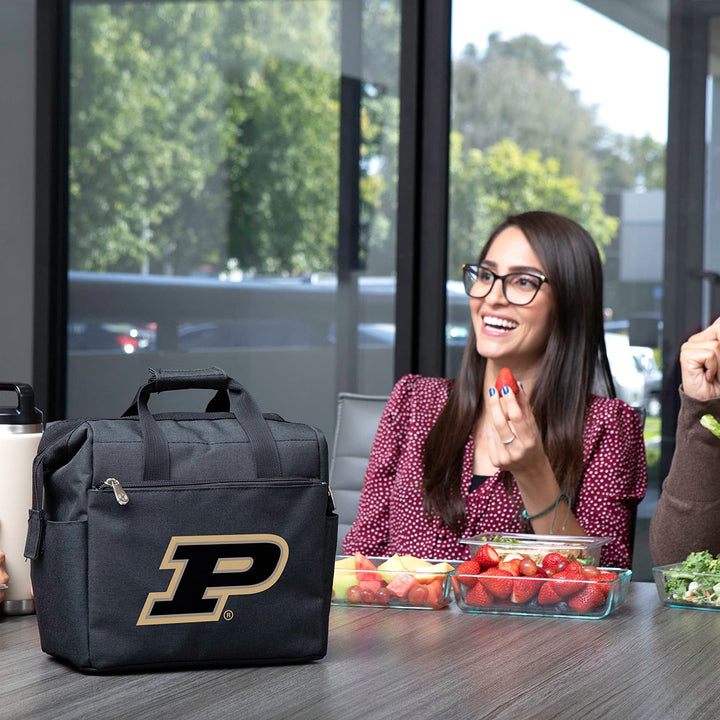 PICNIC TIME NCAA unisex-adult NCAA On The Go Lunch Cooler Wyoming Cowboys 10 x 6 x 10.5 Black