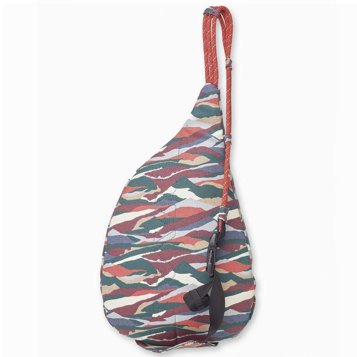 KAVU Mini Rope Bag Cotton Crossbody Sling One Size Beach Tie Dye