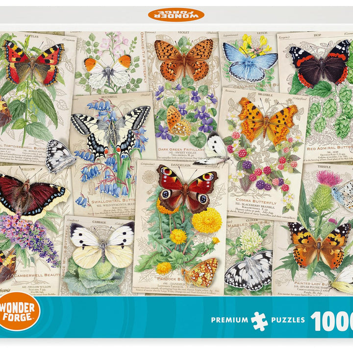 Wonder Forge Butterfly Splendor 1000 Piece Jigsaw Puzzle for Adults | Unique, Perfectly-Fitting Pieces | Fun, Vibrant Imagery |  Exclusive