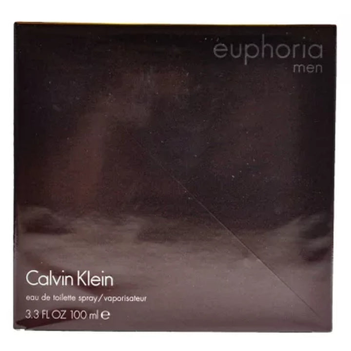 Calvin Klein Euphoria for Men Eau De Toilette, 3.3 Fl Oz