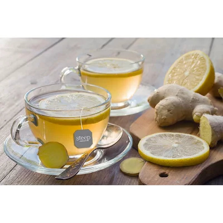 Steep by Bigelow Lemon Ginger Herbal Tea 60 Ct.