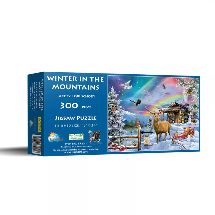 Sunsout Winter in the Mountains 300 Pc Christmas Jigsaw Puzzle 35221