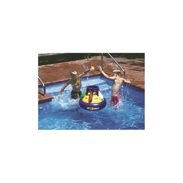 Swim Central Inflatable Shootball Floating Swinmming Pool Game - 24"