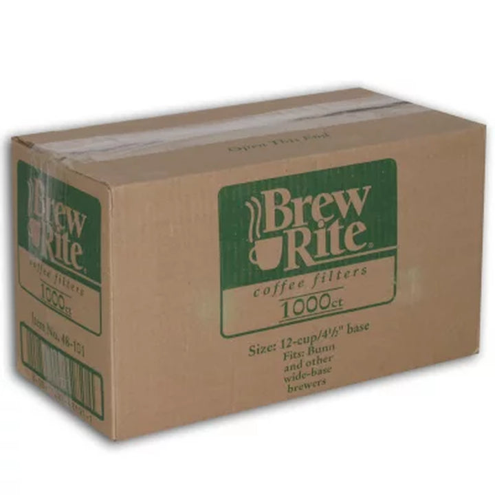 Brew Rite by Rockline 12 Cup Coffee Filters (1,000 Ct.)