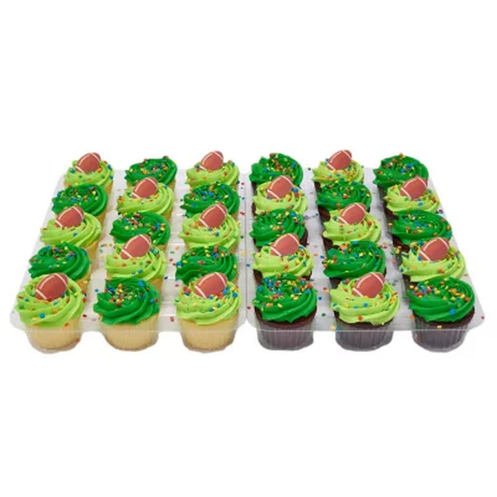 Football Cupcakes, 30 Ct.