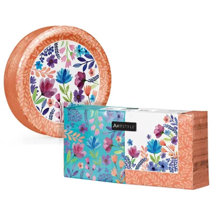 Artstyle Spring Paper Plates & Napkins Kit 285 Ct.