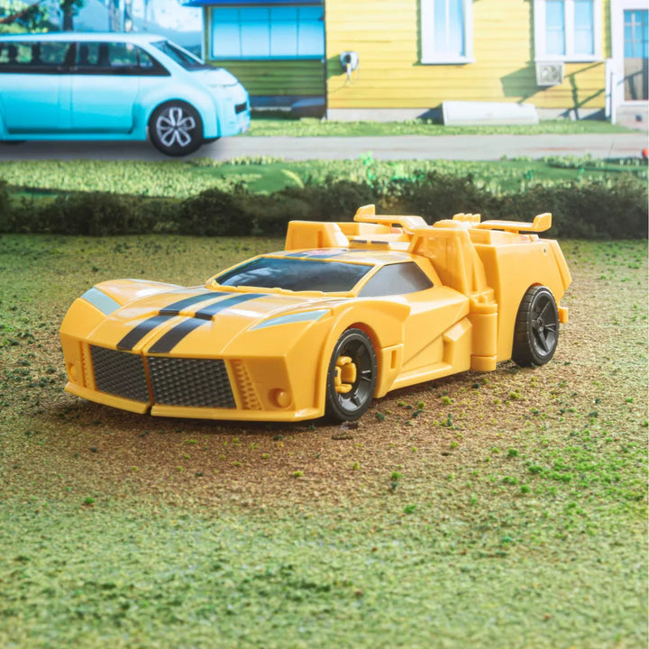 Transformers Earthspark Spin Changer Bumblebee and Mo Malto