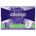 Always Anti-Bunch Xtra Protection Daily Liners, Unscented, Long, 200 Ct.