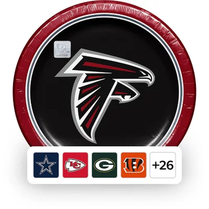 NFL Dinner Paper Plates, 10", 85 Ct. (Choose Team)