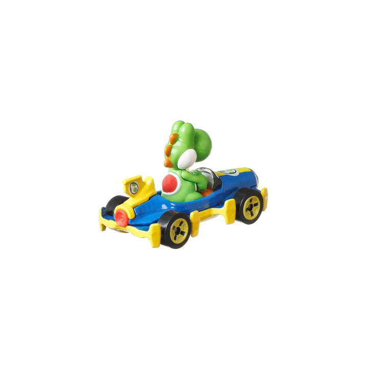 Hot Wheels Mario Kart 1:64 Scale Yoshi - Mach 8 Collectible Vehicle