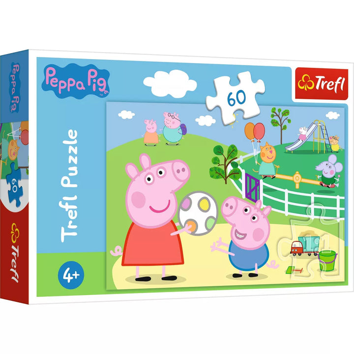 Trefl Peppapig Jigsaw Puzzle - 60Pc: Creative Thinking, Animal & Pop Culture Theme, Age 4+