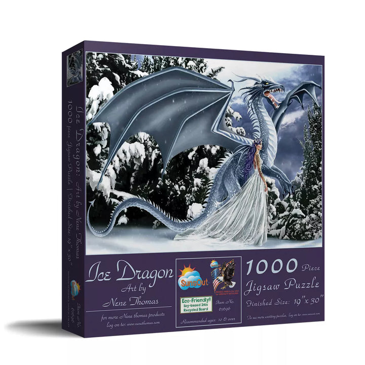 Sunsout Ice Dragon 1000 Pc Jigsaw Puzzle 67696