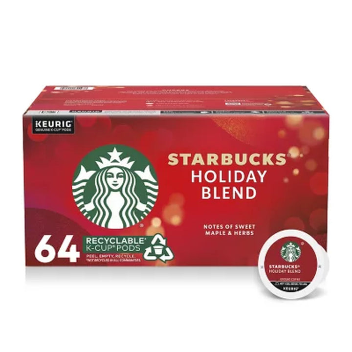 Starbucks Holiday Blend Coffee K-Cups, 64 Ct.