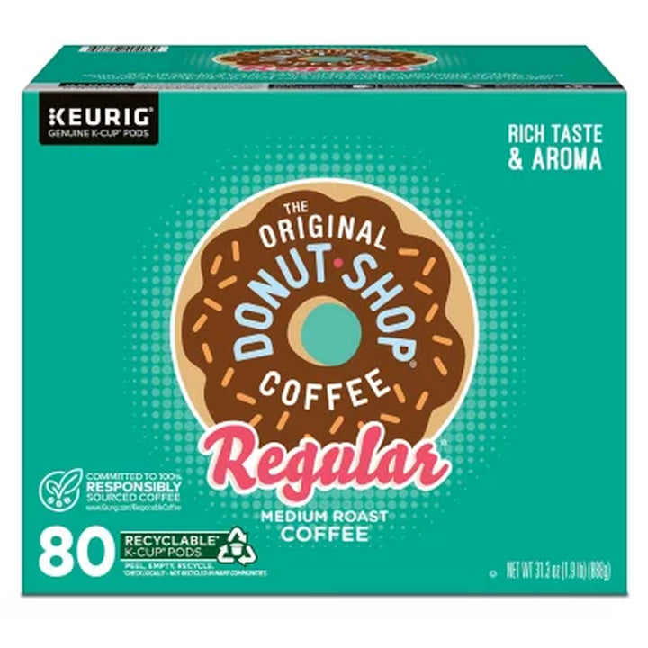 The Original Donut Shop Medium Roast K-Cup Pods, Regular, 80 Ct.