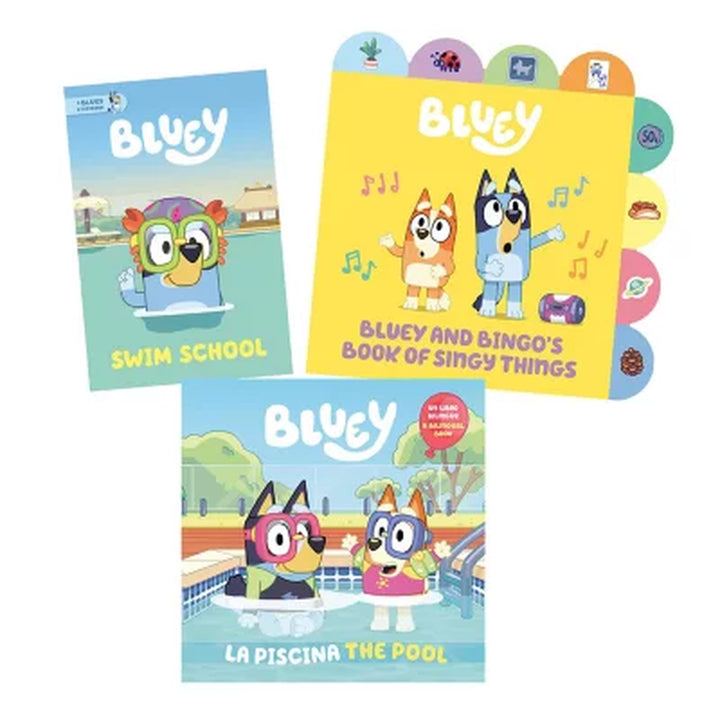 Bluey 3 Book Bundle, Mixed Media