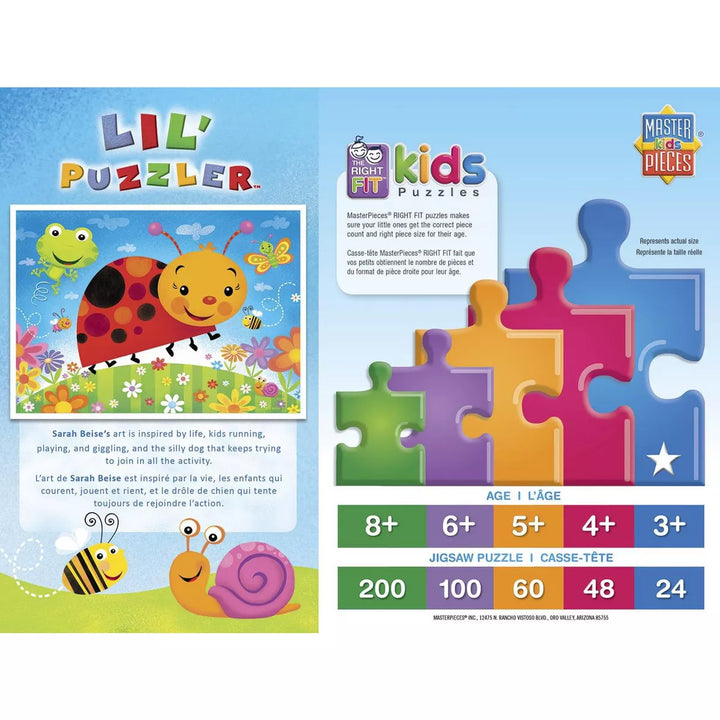 Masterpieces Inc Lil Puzzlers Bug Buddies 24 Piece Jigsaw Puzzle