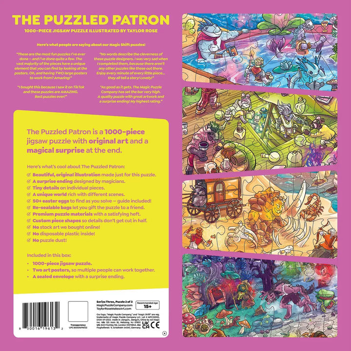 Magic Puzzle Company the Puzzled Patron Jigsaw Puzzle - 1000Pc