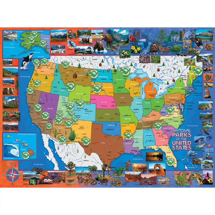 Sunsout National Parks of the USA 1000 Pc Jigsaw Puzzle 62440