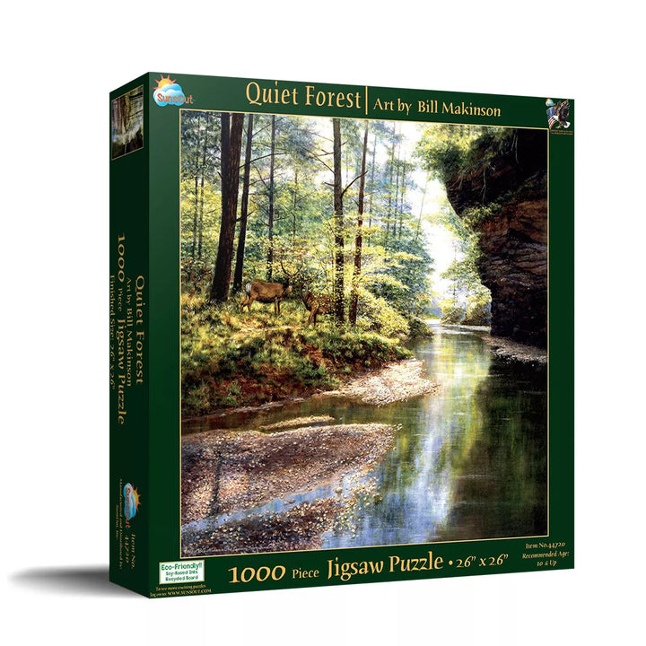 Sunsout Quiet Forest 1000 Pc Jigsaw Puzzle 44720