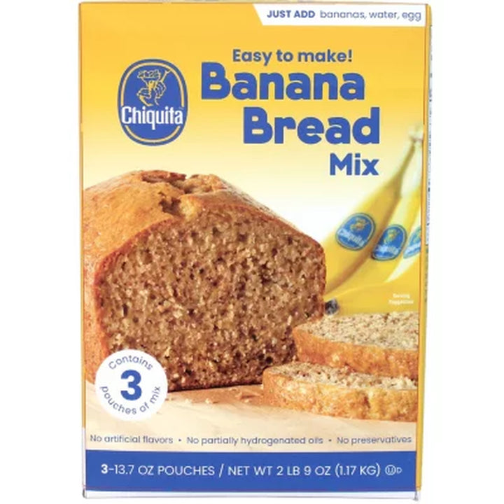 Chiquita Banana Bread Mix 13.7 Oz., 3 Pk.