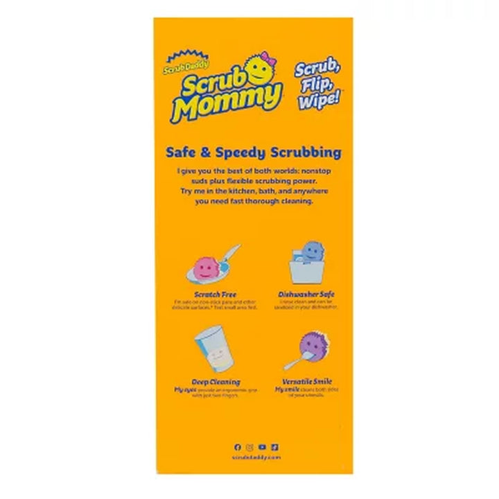 Scrub Mommy Sponges, Multiple Colors, 6 Ct.