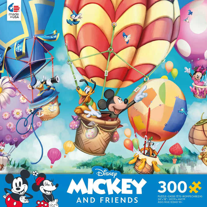 Ceaco Disney: Mickey'S Air Balloon Jigsaw Puzzle - 300Pc