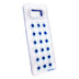 Swim Central 69" White and Blue Inflatable Window Lounger Mattress Pool Float