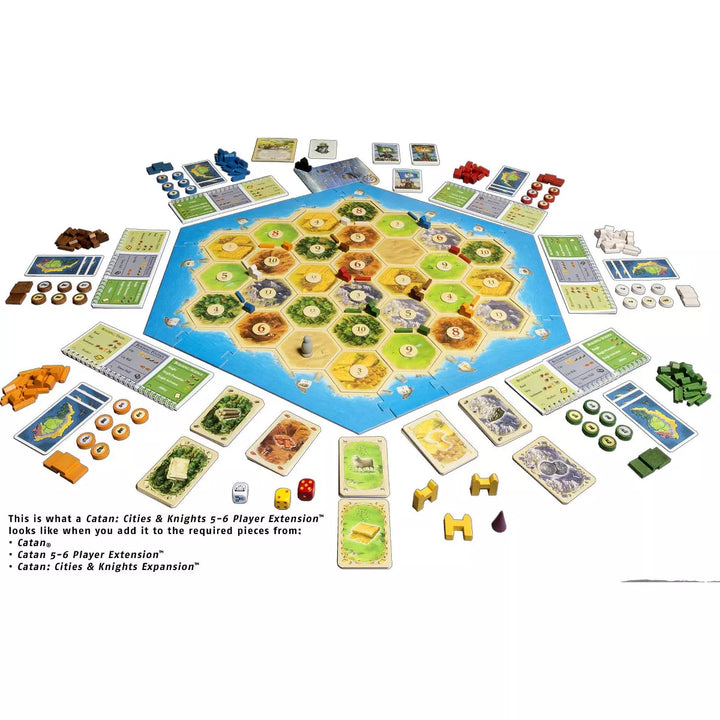 Catan Cities & Knights 5-6 Player Game Extension Pack