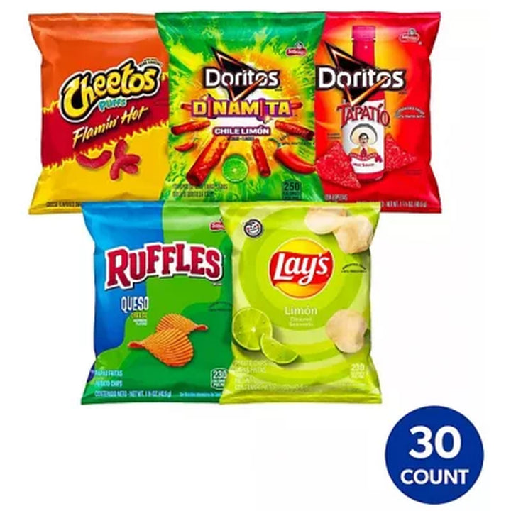 Frito-Lay Fiesta Favorites Mix Chips and Snacks (30 Ct.)