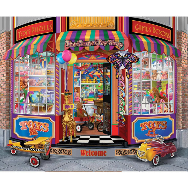 Sunsout the Corner Toy Shop 300 Pc Jigsaw Puzzle 31588