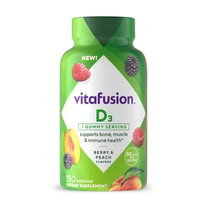 Vitafusion Vitamin D Gummy Vitamins, 150 Ct.