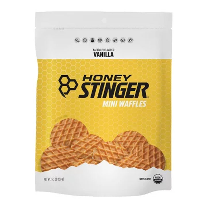 Honey Stinger Mini Waffles, Vanilla 5.3 Oz.