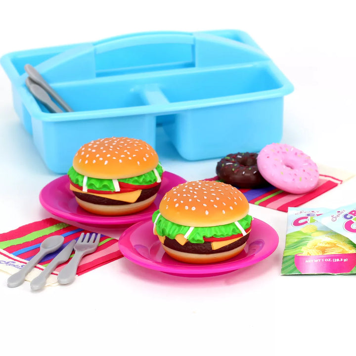 Sophia’S 17 Piece Picnic Caddy & Food Set for 18" Dolls, Multicolor