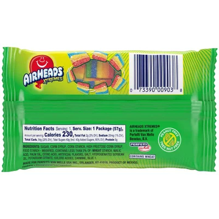 Airheads Xtremes Bites Rainbow Berry, 2 Oz., 18 Pk.