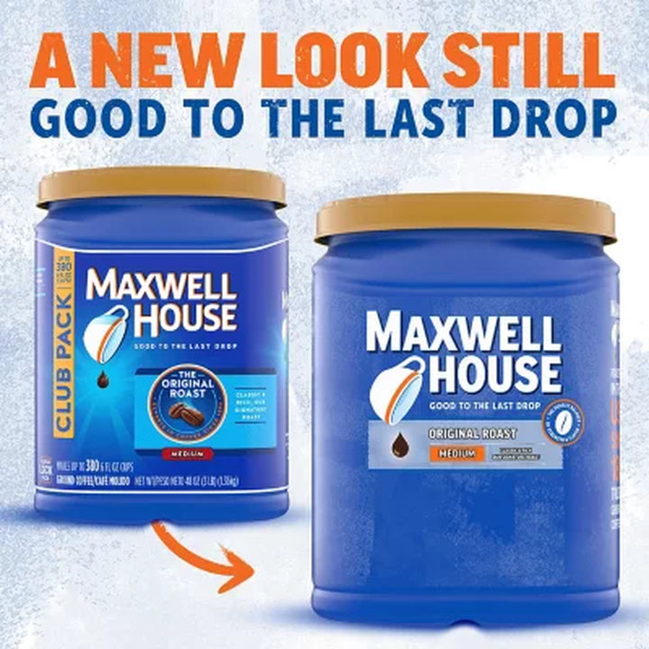 Maxwell House Original Roast Ground Coffee 48 Oz.