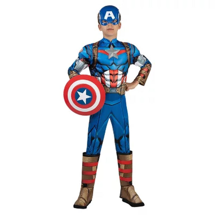 Marvel Captain America Kids Deluxe Costume