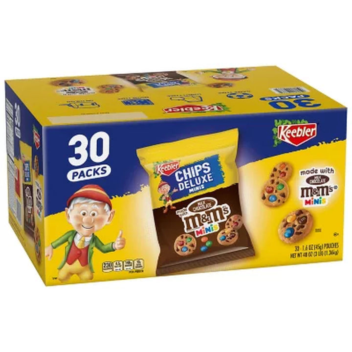 Keebler Chips Deluxe M&M Minis 1.6 Oz., 30 Pk.