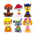 Kids Paw Patrol Mini Figures Set of 6 - Rocky, Zuma, Skye, Rubble, Marshall & Chase