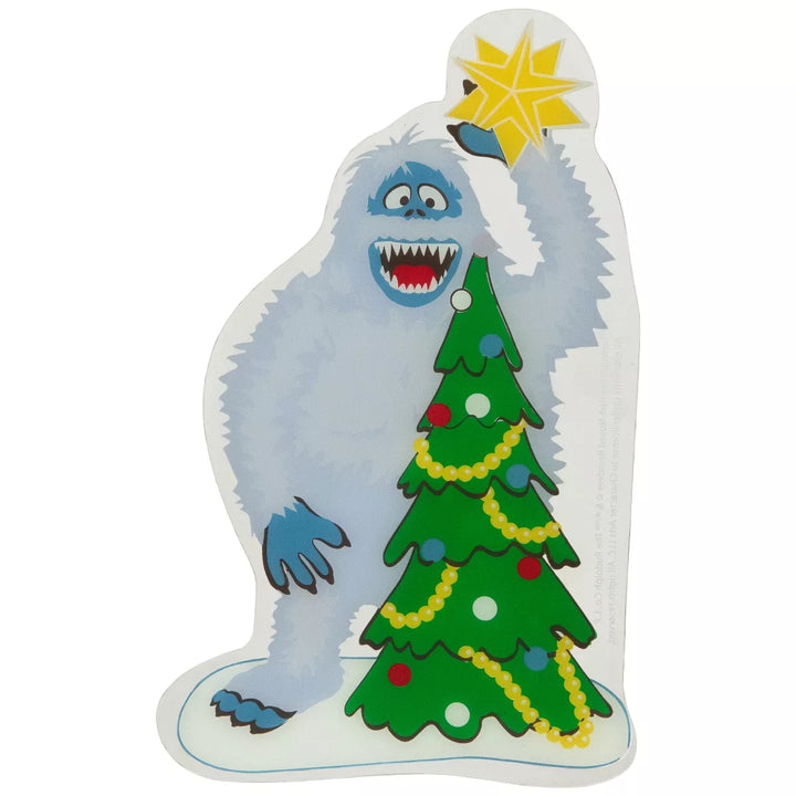 Northlight 8" Bumble Tops the Tree Double Sided Gel Christmas Window Cling Decoration