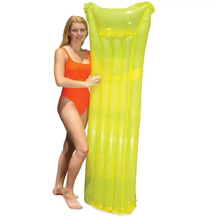 Swimline 72" Inflatable 1-Person Swimming Pool Air Mattress - Yellow