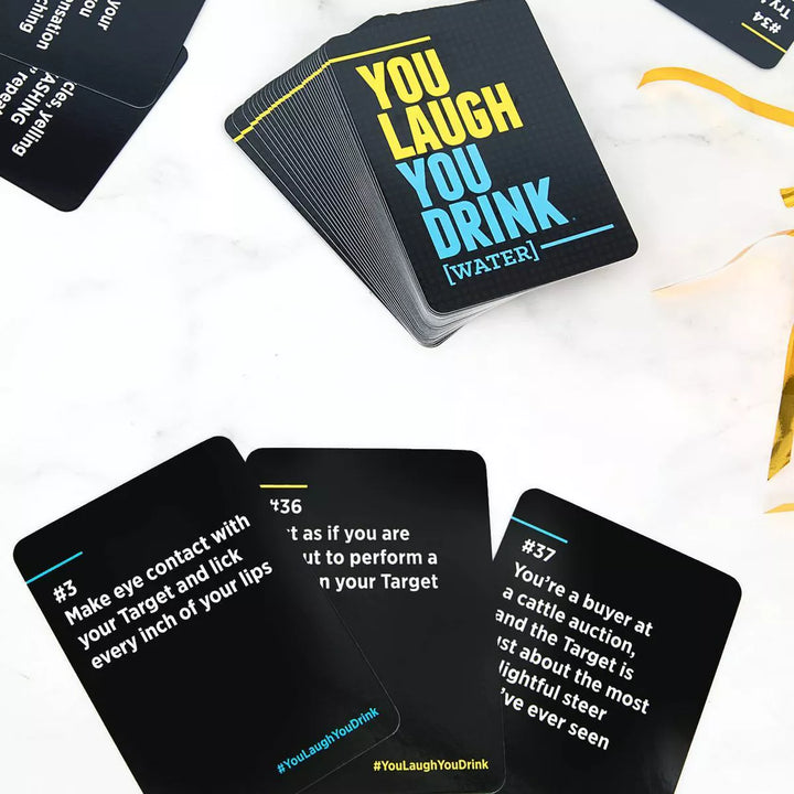 DSS Games You Laugh You Drink Water Card Game