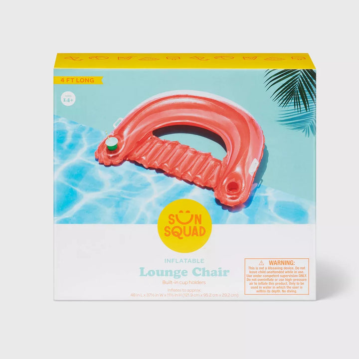 Inflatable Lounge Pool Chair - Sun Squad